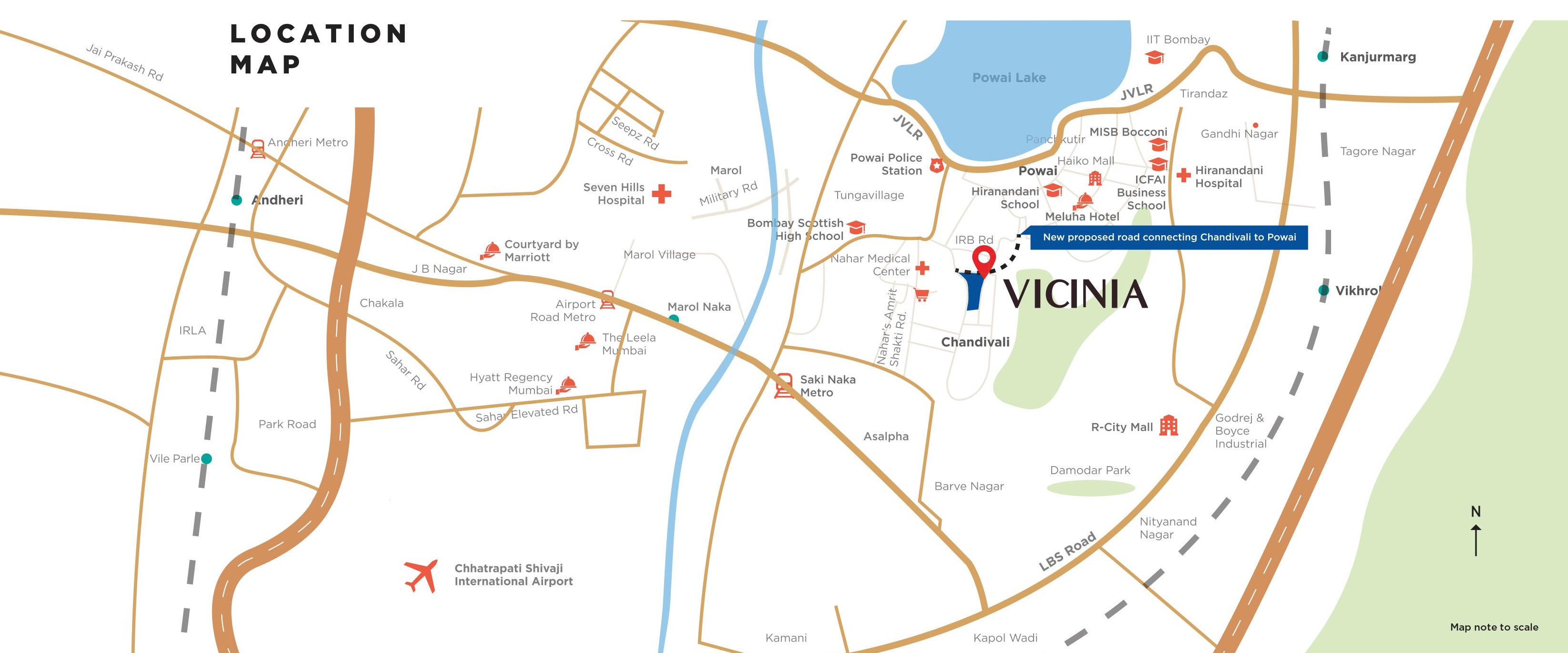 Shapoorji Pallonji Vicinia Location map