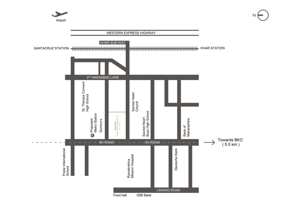 Shapoorji Pallonji the Designate location Map